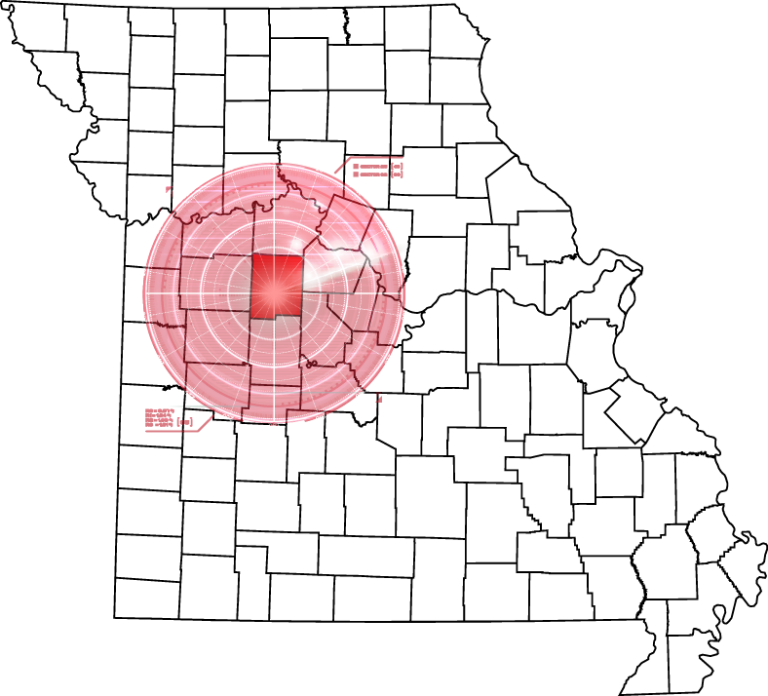 steve's service areas county map sedalia